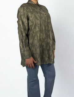 Hana Bluse aus Tencel in Olivgrün