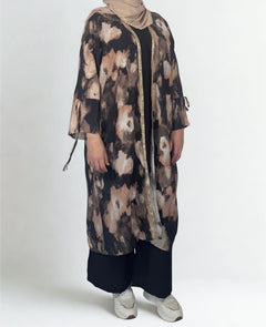 Maysa dreiteiliges Set in Schwarz