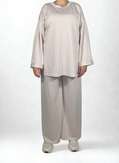 Comfy Zweiteiler Creme