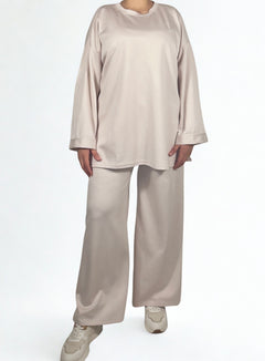 Comfy Zweiteiler Creme