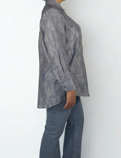 Hana Bluse aus Tencel in Hellblau