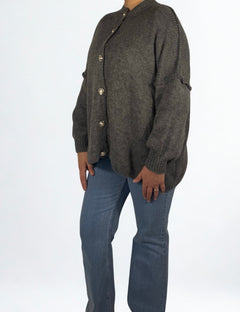 Alya Cardigan in Grau