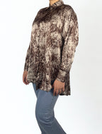 Selma Bluse in Braun