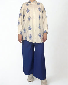 Oriental Zweiteiler in Blau