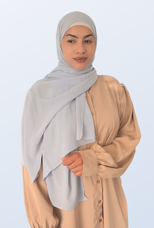 Soft Hijab Himmelgrau
