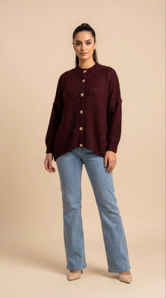 Cardigan Alya Bordeaux