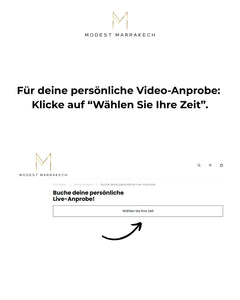 Buche deine persönliche Video-Call-Anprobe!