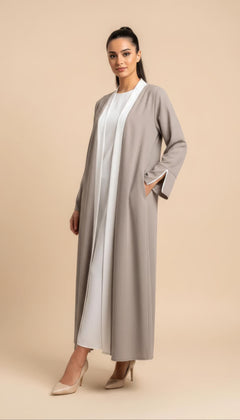 Abaya Layali Taupe/Beige