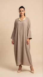 Layan Abaya in Taupe