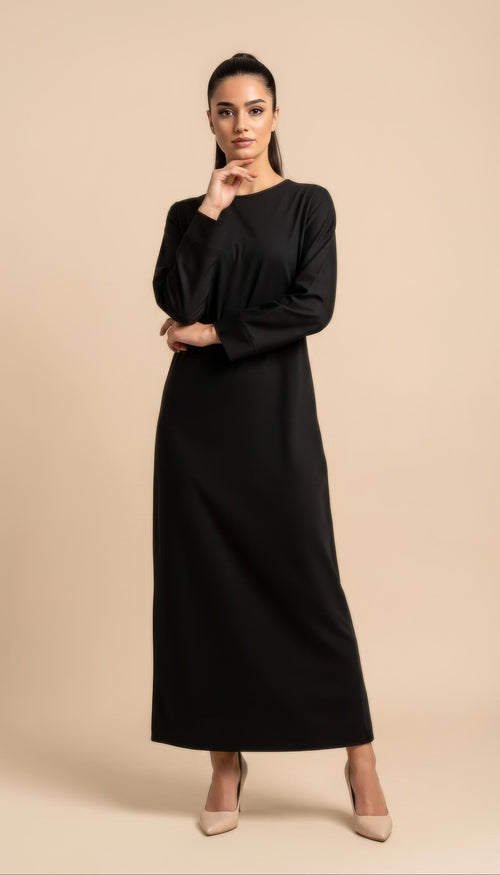 Abaya Layla Marrone Scuro