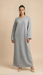 Abaya Layla Grigio chiaro