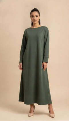 Abaya Layla Verde Kaki