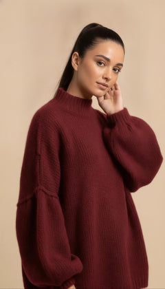 Pullover Maya Bordeaux