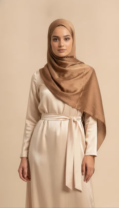 Organza Hijab - Golden Sand