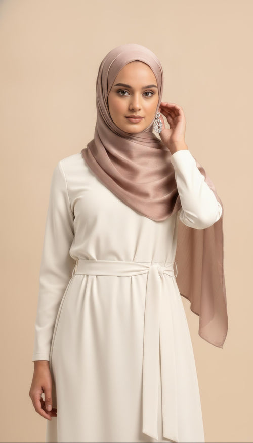 Organza Hijab - Rosa