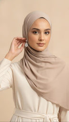Premium Jersey Hijab - Beige