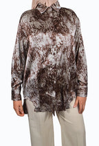 Selma Bluse in Braun