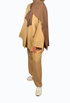 Clara Zweiteiler in Beige