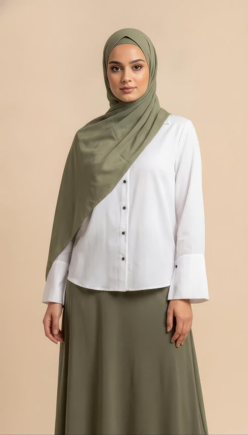 Relax Hijab - Verde Khaki