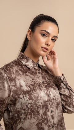 Camicia Selma in Marrone