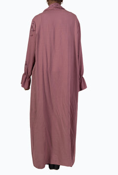 Abaya Ensemble Dunkelrosa