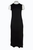 Baumwoll-Unterkleid in Schwarz