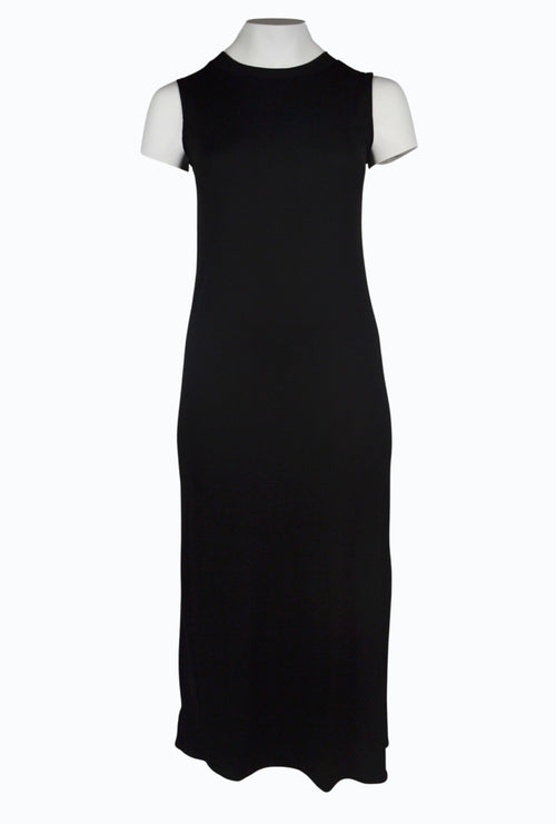 Baumwoll-Unterkleid in Schwarz