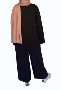 Comfy Zweiteiler Schwarz