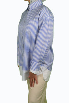 Gestreiftes Oversize-Hemd