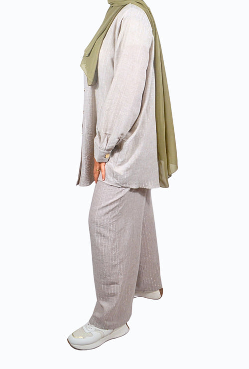 Sophie Zweiteiler in Beige