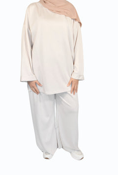 Comfy Zweiteiler Creme