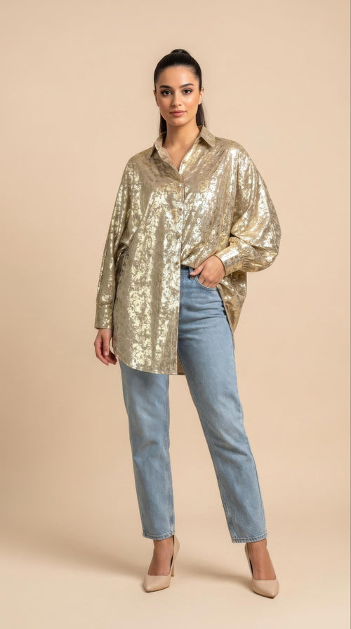 Camicia Soraya in Beige