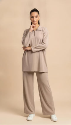 Completo due pezzi Talia Beige