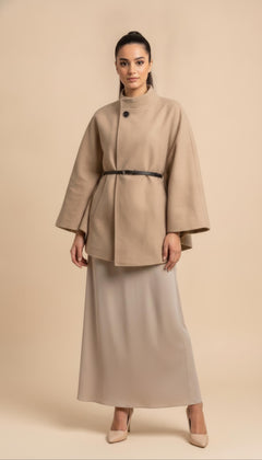 Giacca Yara Beige con cintura