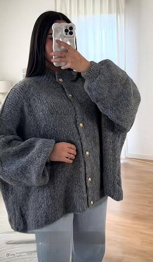 Alya Cardigan in Grau