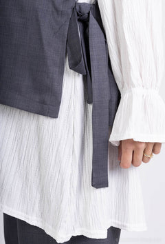 Élise Dreiteiler in Dunkelgrau