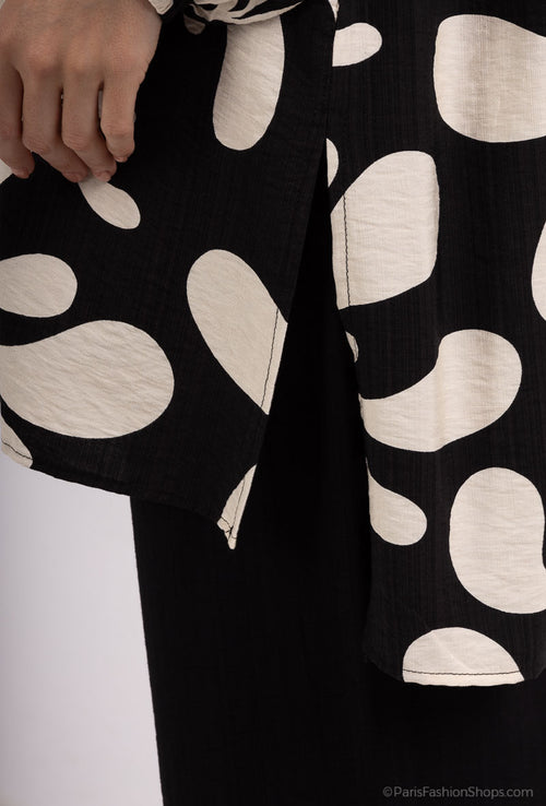 Zweiteiler mit stilvollem Muster