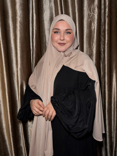 Premium Jersey Hijab - Beige