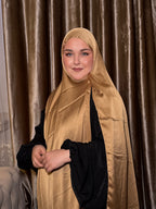 Organza Hijab - Golden Sand