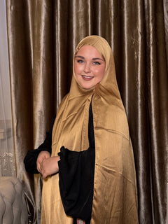 Organza Hijab - Golden Sand