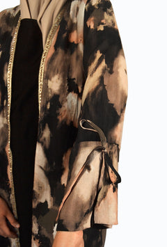 Maysa dreiteiliges Set in Schwarz