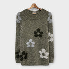 Flora Pullover in Kakigrün