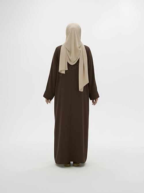 Layla Abaya in Dunkelbraun