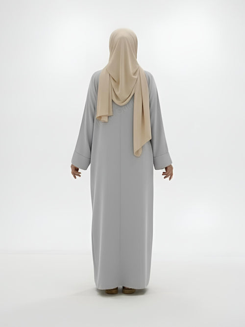 Layla Abaya in Hellgrau