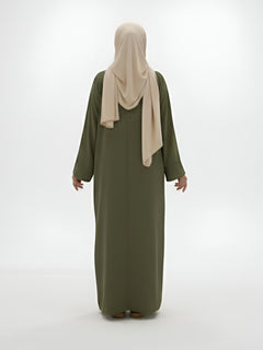 Layla Abaya in Kakigrün
