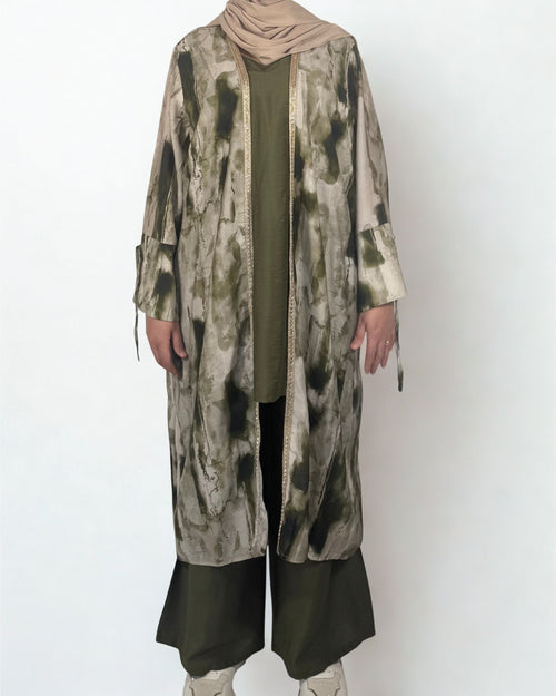 Maysa dreiteiliges Set in Kakigrün