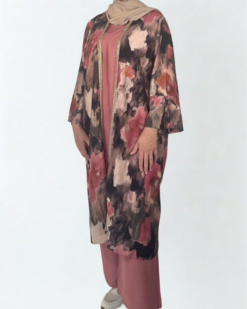 Maysa dreiteiliges Set in Rosa