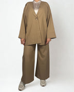 Clara Zweiteiler in Beige