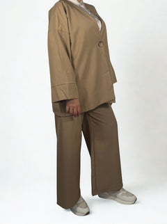 Clara Zweiteiler in Beige