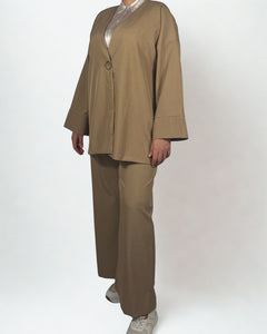 Clara Zweiteiler in Beige